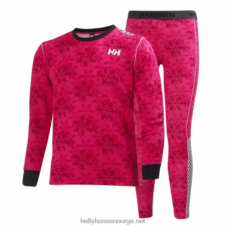 juniors lifa merino midweight base layer sett Helly-Hansen F6TJ02487 grå melang
 svart
 marinen