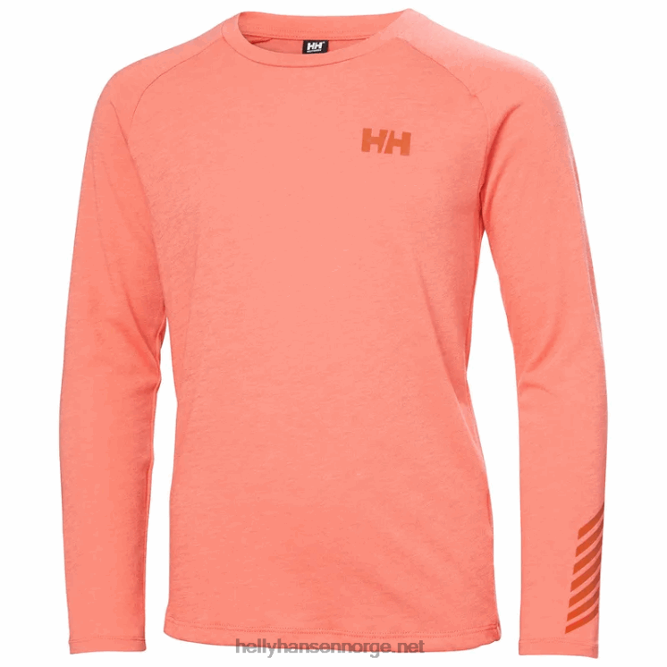 juniors loen teknisk t-skjorte Helly-Hansen F6TJ02573 asuritt grå melang