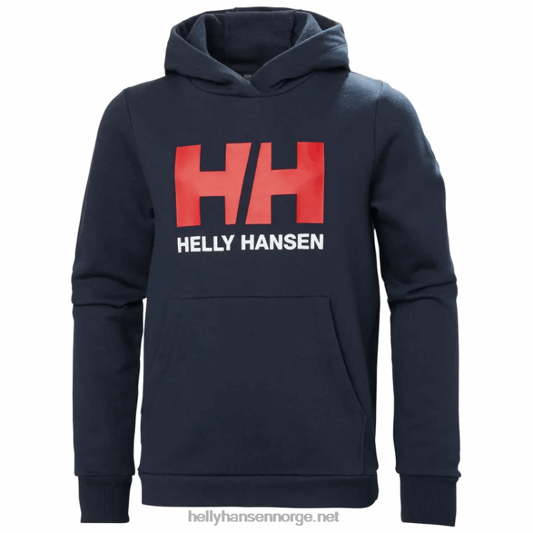 hh-logo-hettegenser for juniorer 2.0 Helly-Hansen F6TJ02502 blå tåke grå melang
