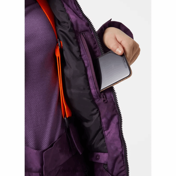 diamant skijakke for juniorer Helly-Hansen F6TJ02386 jade