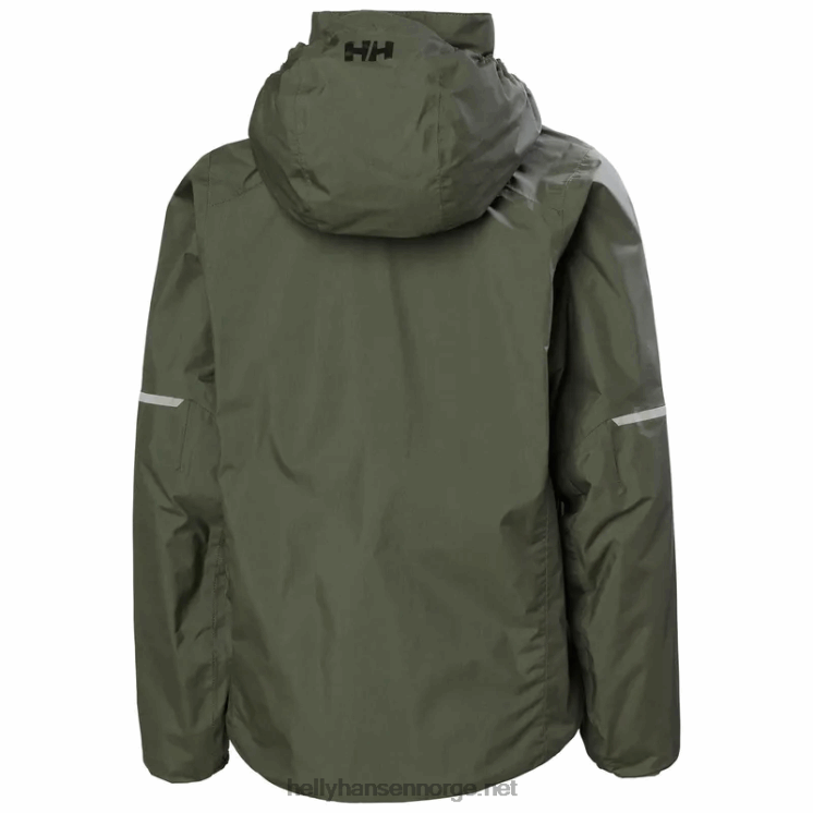 juniors loen regnjakke Helly-Hansen F6TJ02429 terrakotta
 gran