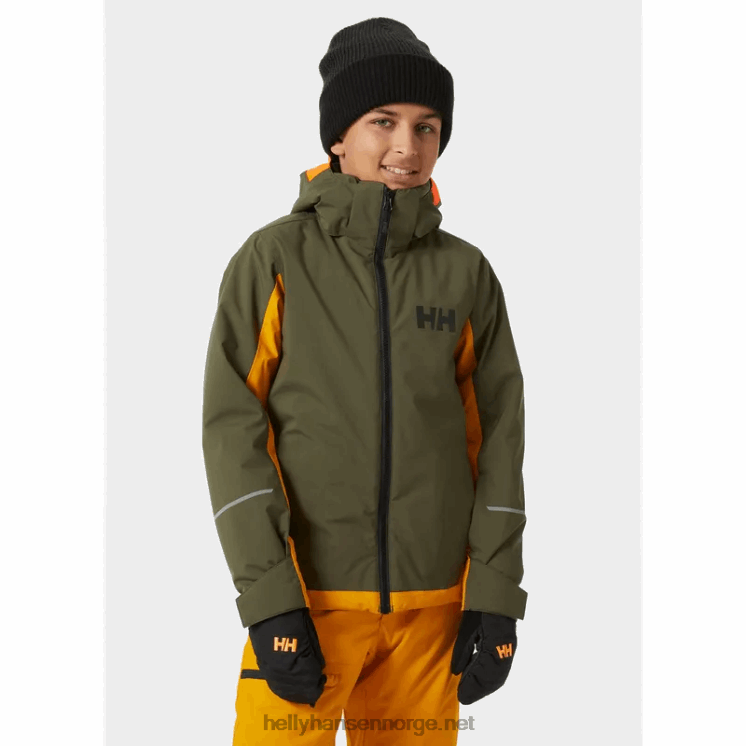 juniors quest skijakke Helly-Hansen F6TJ02397 malakitt
