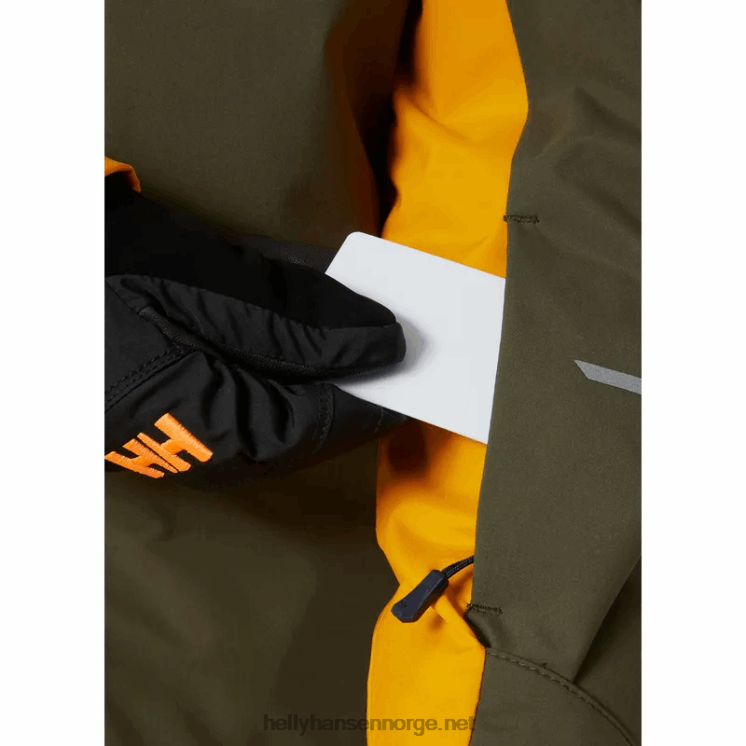 juniors quest skijakke Helly-Hansen F6TJ02397 malakitt