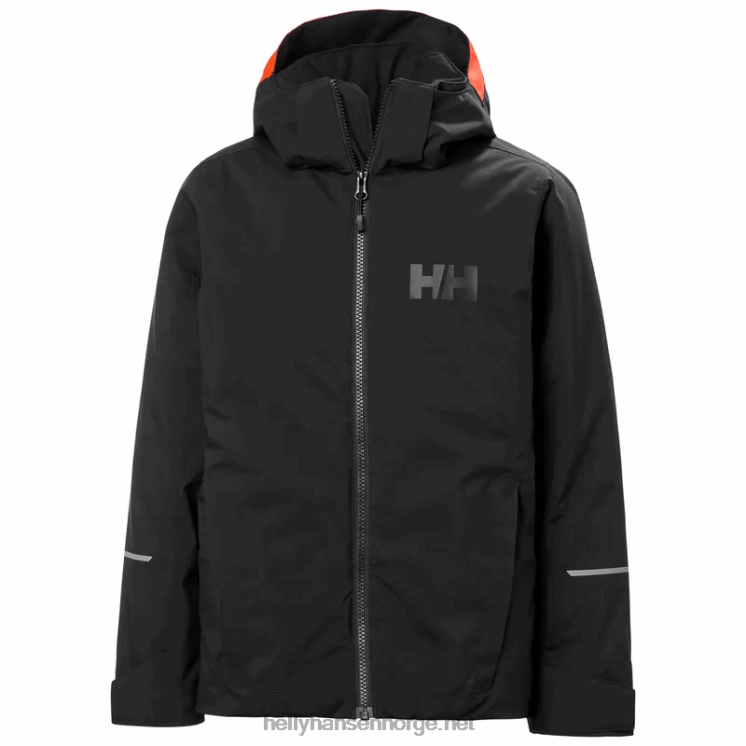 juniors quest skijakke Helly-Hansen F6TJ02399 nytte gre dyp fjord