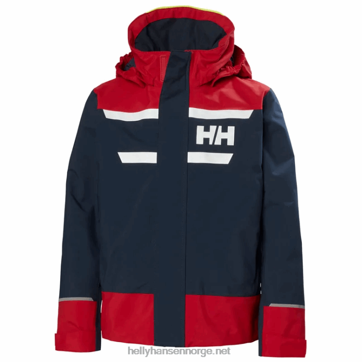 juniors salt port 2.0 seilerjakke Helly-Hansen F6TJ02560 hvit ibenholt