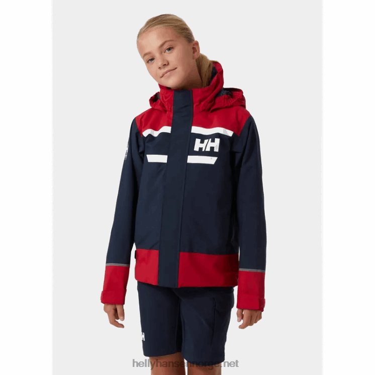 juniors salt port 2.0 seilerjakke Helly-Hansen F6TJ02560 hvit
 ibenholt