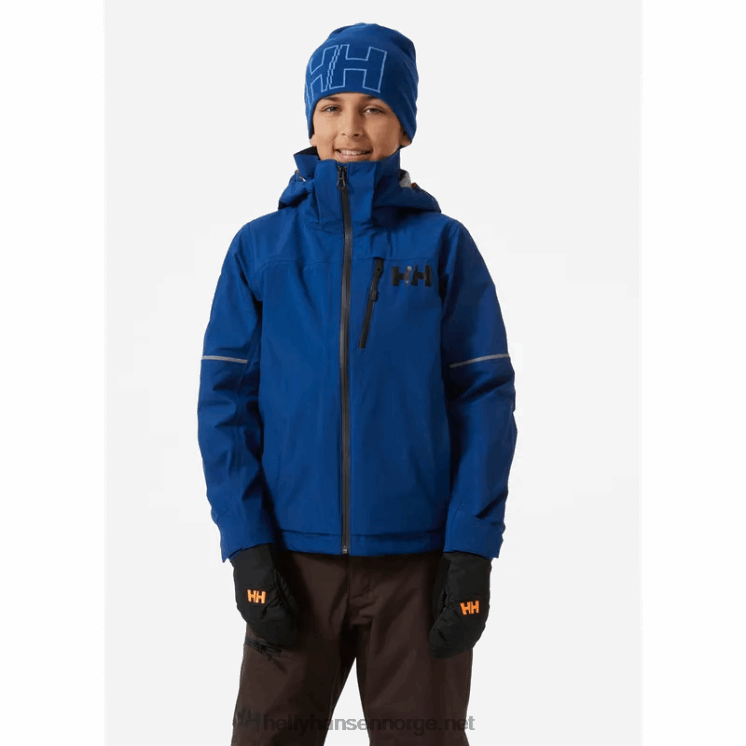 juniors syv j regnjakke Helly-Hansen F6TJ02814 svart