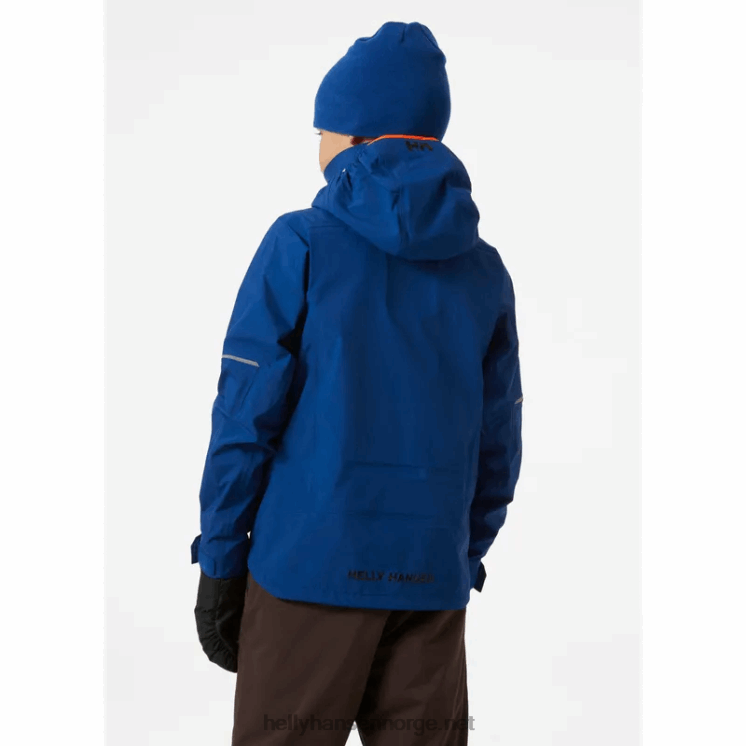 juniors syv j regnjakke Helly-Hansen F6TJ02814 svart