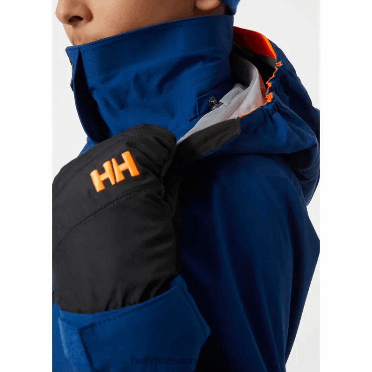 juniors syv j regnjakke Helly-Hansen F6TJ02814 svart