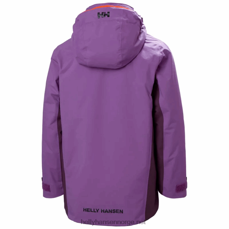 juniors urban puffy vinterparkas Helly-Hansen F6TJ02417 dyp fjord
 svart