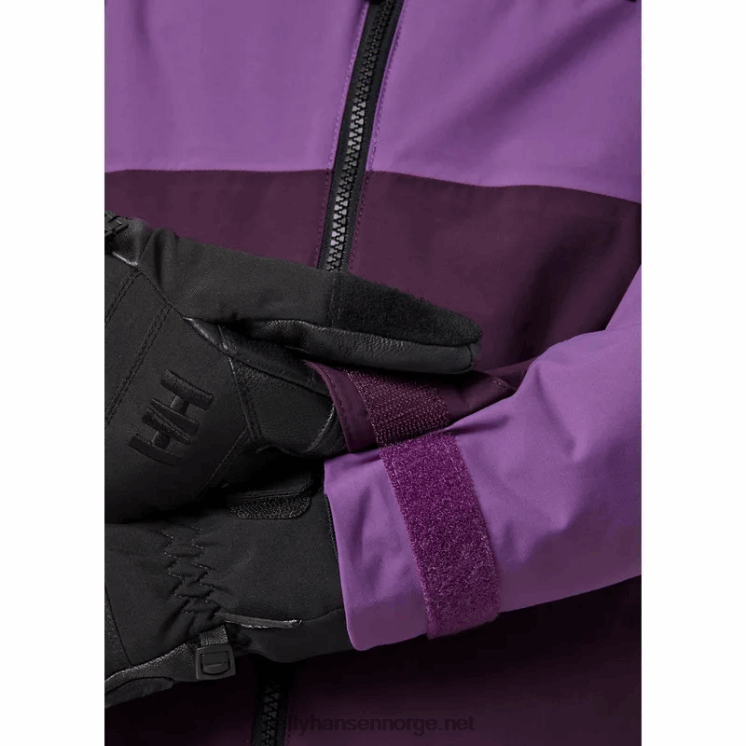 juniors urban puffy vinterparkas Helly-Hansen F6TJ02417 dyp fjord
 svart