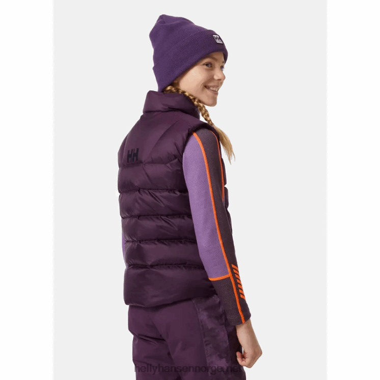 juniors vision puffy jakke Helly-Hansen F6TJ02763 blå tåke
 svart