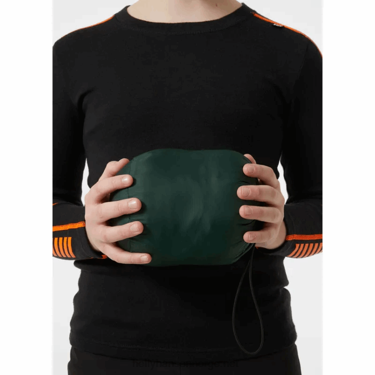 luca puffy vinterparkas for juniorer Helly-Hansen F6TJ02403 blå tåke