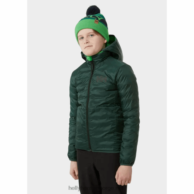 luca puffy vinterparkas for juniorer Helly-Hansen F6TJ02403 blå tåke