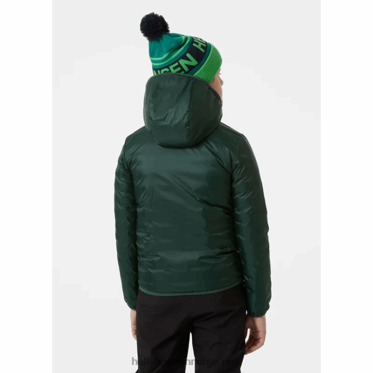 luca puffy vinterparkas for juniorer Helly-Hansen F6TJ02403 blå tåke