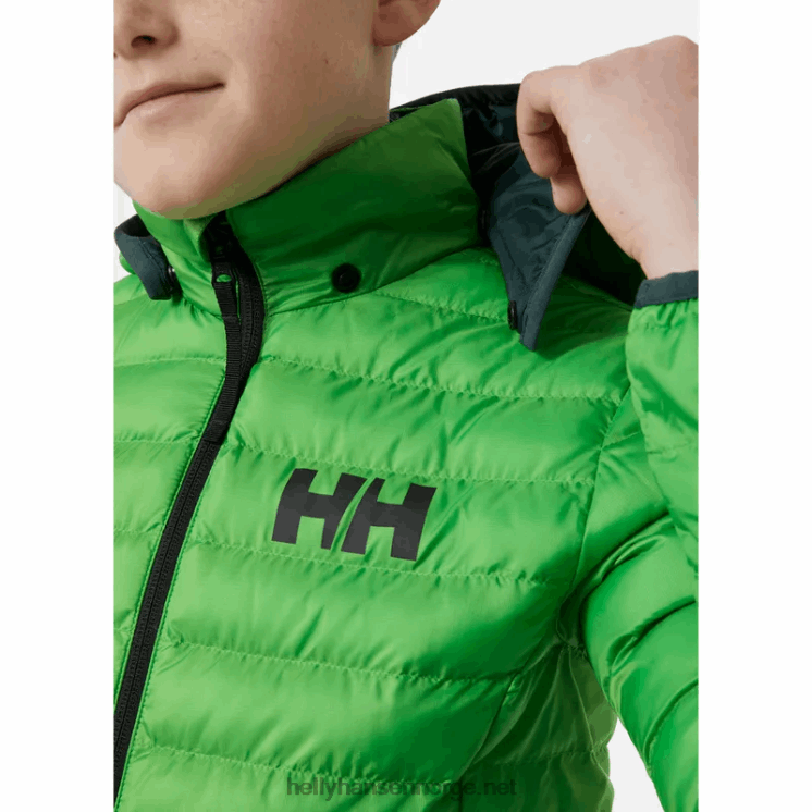 luca puffy vinterparkas for juniorer Helly-Hansen F6TJ02403 blå tåke