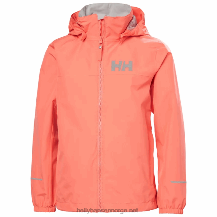 mose-regnjakke for juniorer Helly-Hansen F6TJ02563 vesentlig y svart