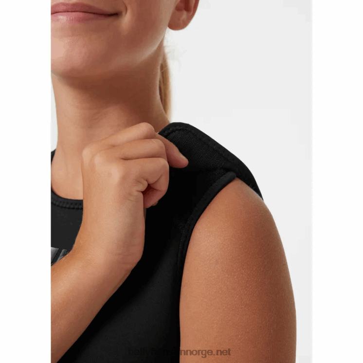 juniors mose-regnbukser Helly-Hansen F6TJ02470 svart