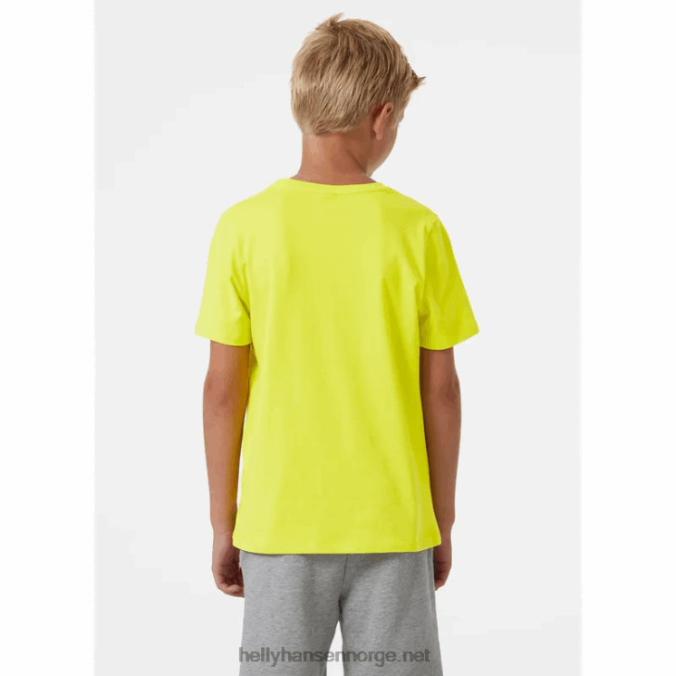 hh logo t-skjorte for juniorer Helly-Hansen F6TJ02506 lyseblå
 rosenkvarts
 skarp grønn