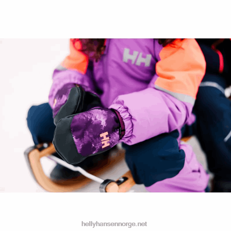 prestasjonsvotter for barn 2.0 Helly-Hansen F6TJ02546 dyp fjord
 svart ny