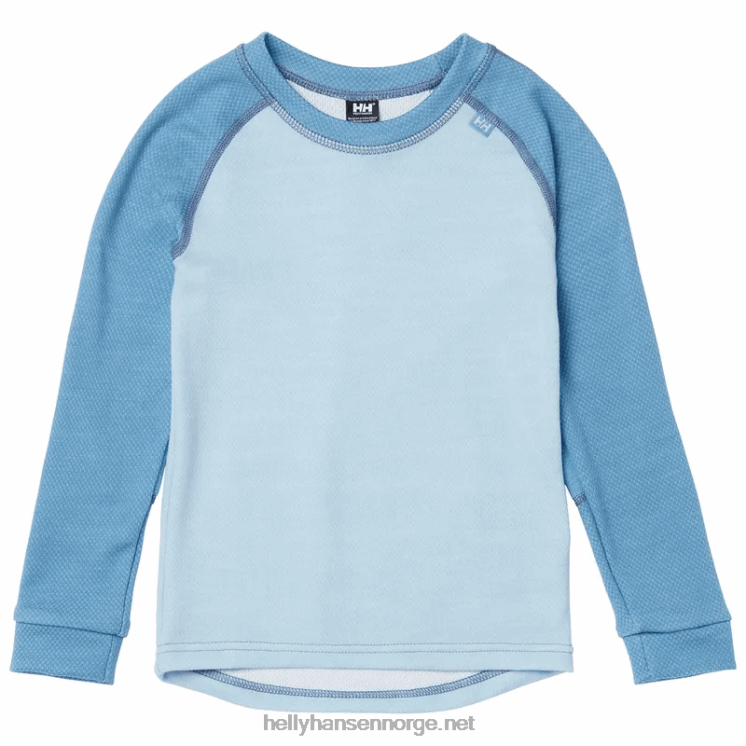 hh lifa merino baselagsett for barn Helly-Hansen F6TJ02355 blåregn pu