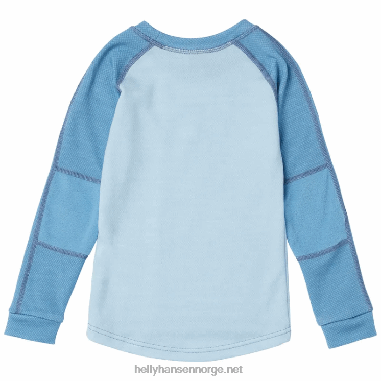 hh lifa merino baselagsett for barn Helly-Hansen F6TJ02355 blåregn pu