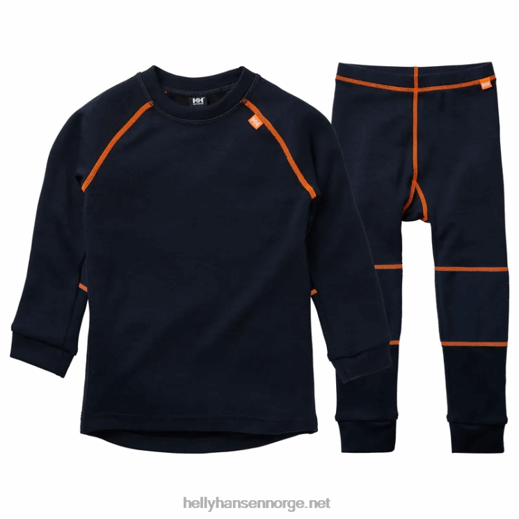 hh lifa merino baselagsett for barn Helly-Hansen F6TJ02358 falt stein