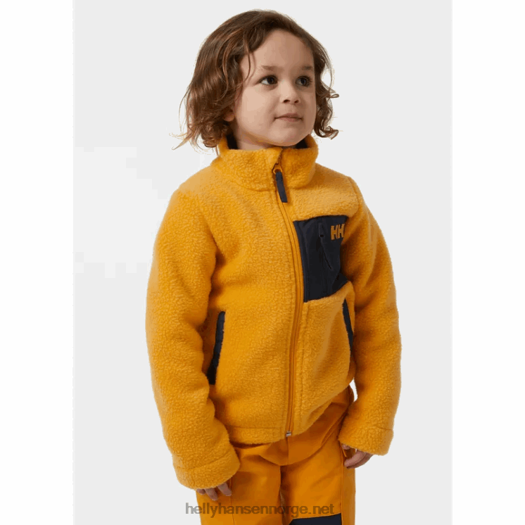 champ pile jakke for barn Helly-Hansen F6TJ02347 krem