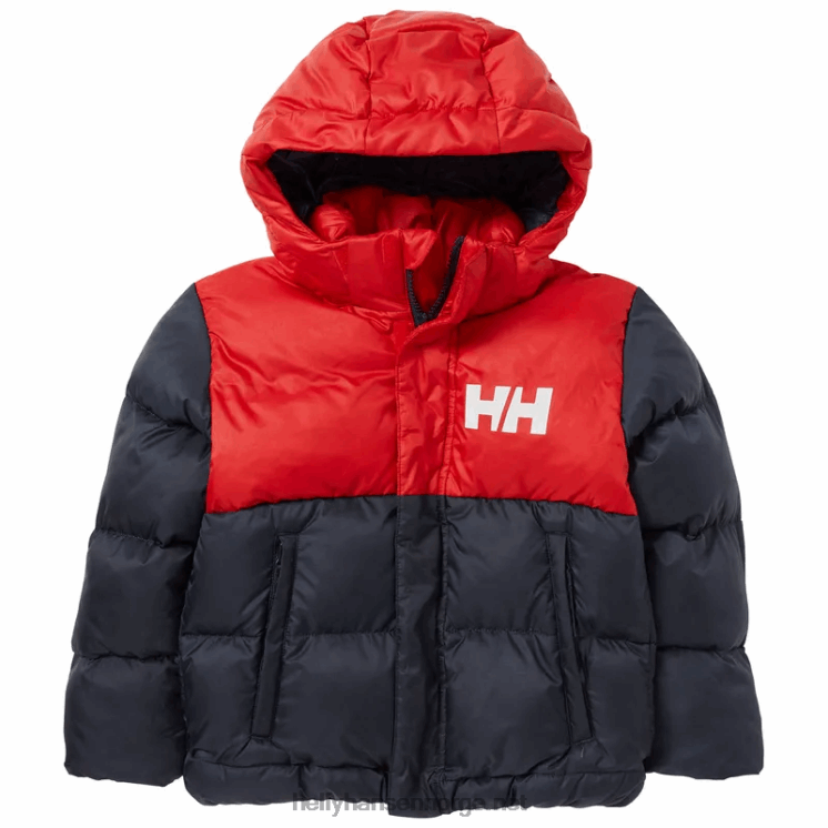 puffy jakke for barn Helly-Hansen F6TJ02296 dyp fjord