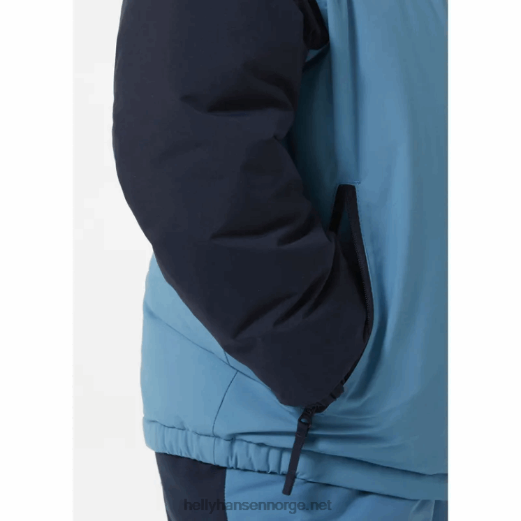 puffy jakke for barn Helly-Hansen F6TJ02297 marinen