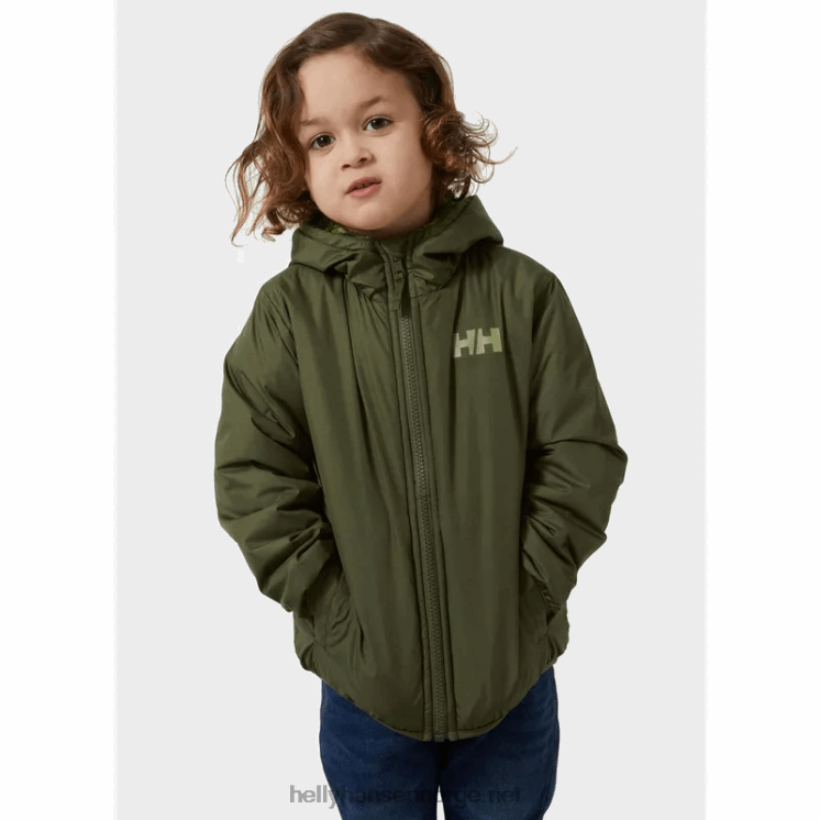 vendbar champ jakke for barn Helly-Hansen F6TJ02282 kløver