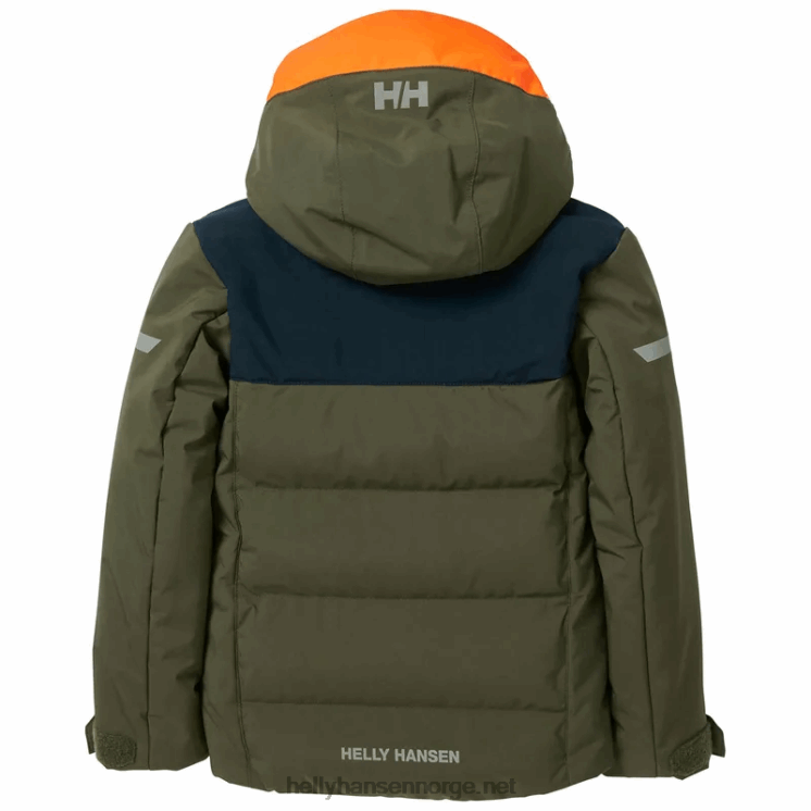 vertikal isolert skijakke for barn Helly-Hansen F6TJ02291 knust gra