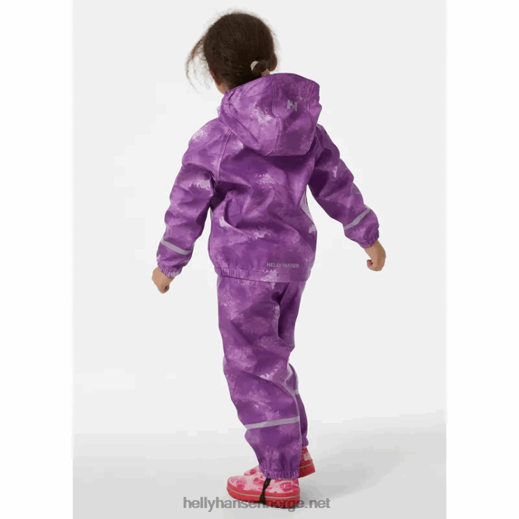 bergens regnsett i fleece for barn Helly-Hansen F6TJ02315 vesentlig y
