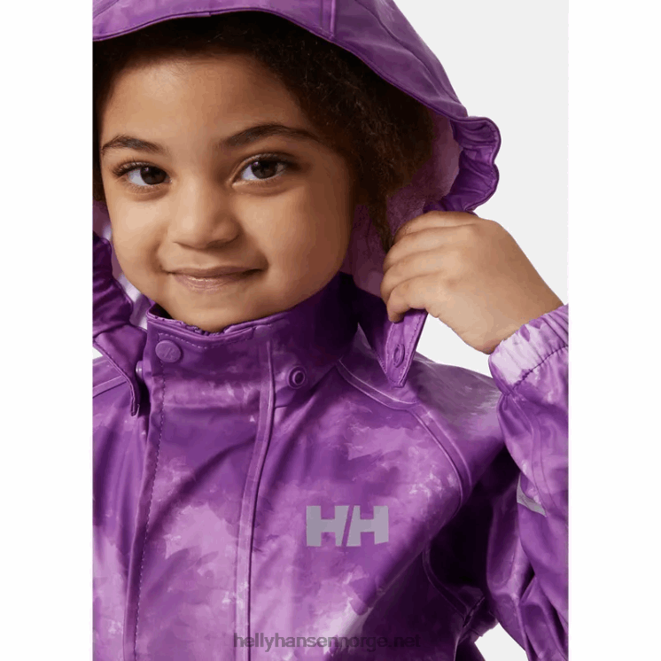 bergens regnsett i fleece for barn Helly-Hansen F6TJ02315 vesentlig y