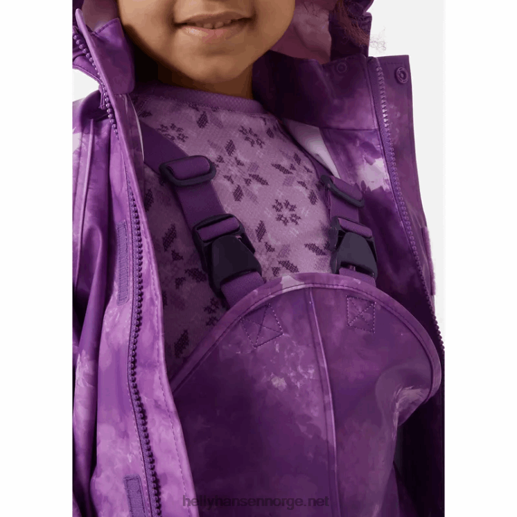 bergens regnsett i fleece for barn Helly-Hansen F6TJ02315 vesentlig y