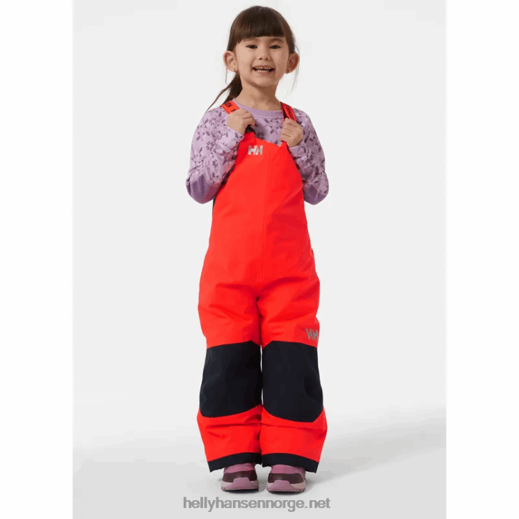 kids' rider 2 isolert skismekke Helly-Hansen F6TJ02305 neon oransje