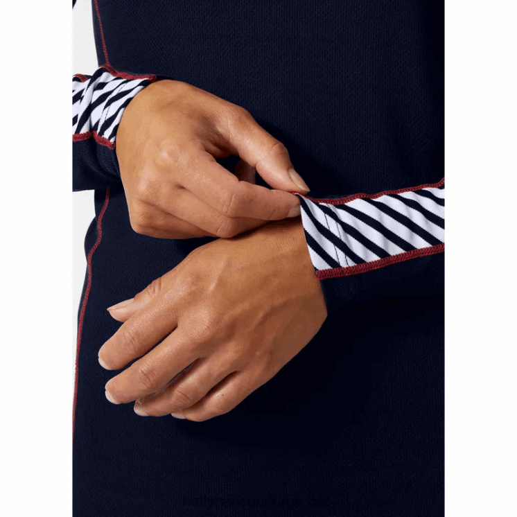 kvinners hh lifa langermet crew baselag Helly-Hansen F6TJ02082 svart