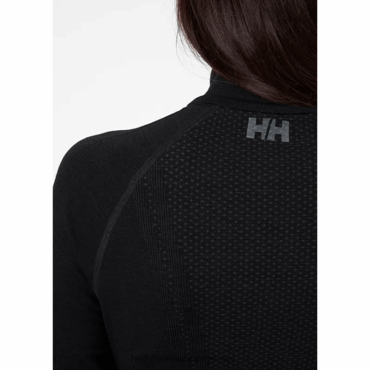 kvinners lifa active graphic crew base layer Helly-Hansen F6TJ02091 dyp fjord