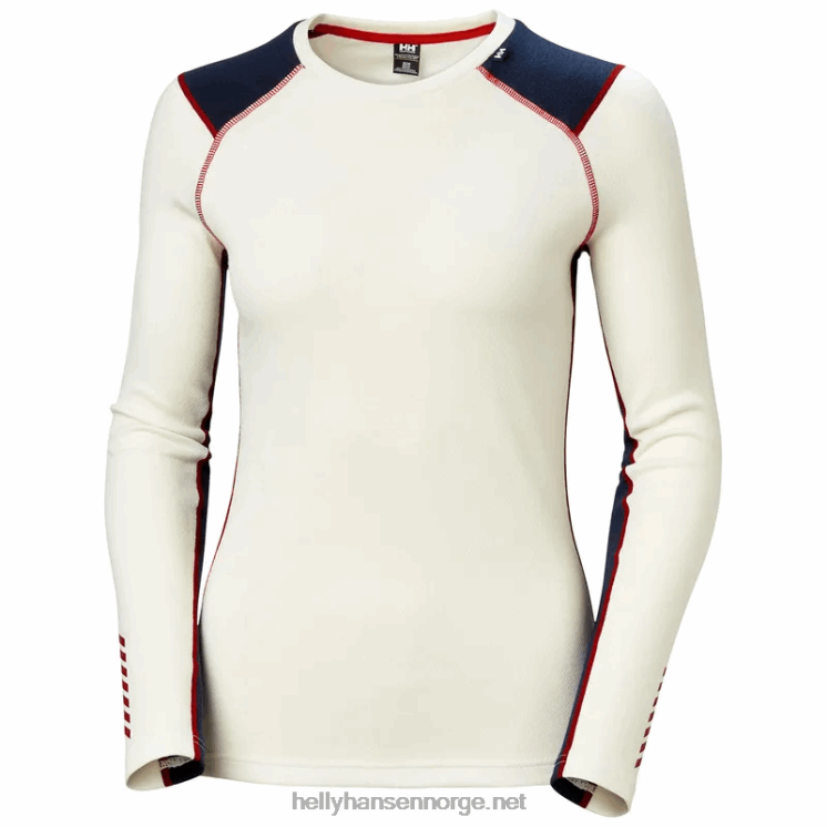 kvinners lifa merino midweight crew base layer Helly-Hansen F6TJ02049 ametyst