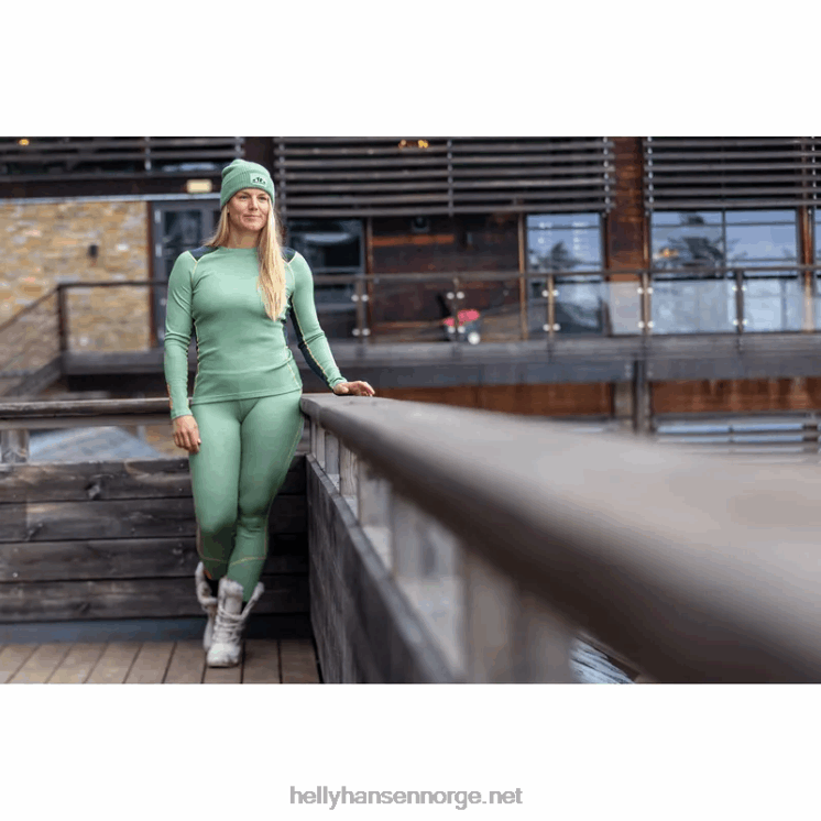 kvinners lifa merino midweight crew base layer Helly-Hansen F6TJ02050 offwhite