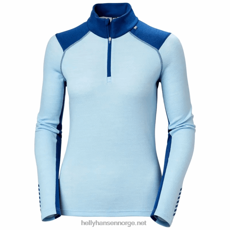 kvinners lifa merino midweight crew base layer Helly-Hansen F6TJ02053 marinen