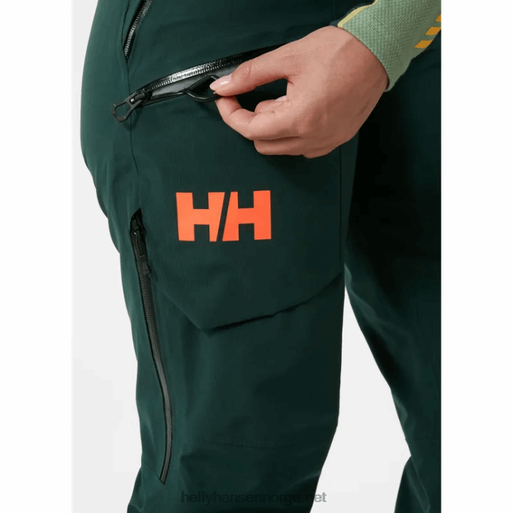 Aurora infinity shell skibukser for kvinner Helly-Hansen F6TJ01762 støvete syrin