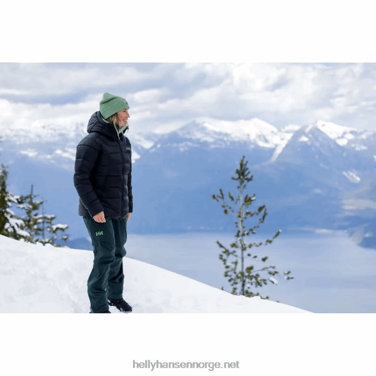 dame odin mountain infinity 3-lags bib skibukse Helly-Hansen F6TJ01750 svart