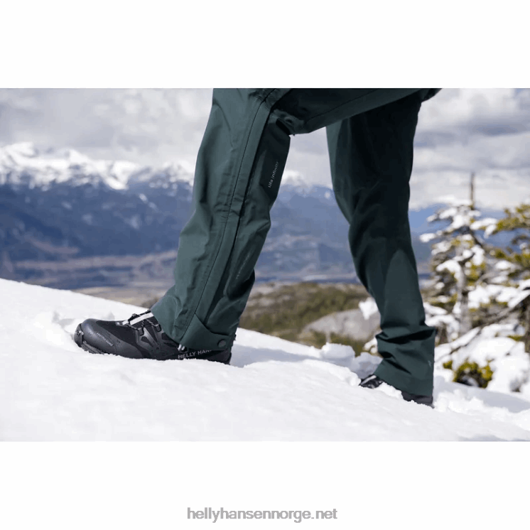 dame odin mountain infinity 3-lags bib skibukse Helly-Hansen F6TJ01750 svart