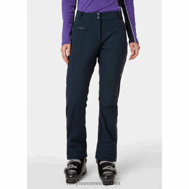 bellissimo 2 skibukser for kvinner Helly-Hansen F6TJ01837 svart