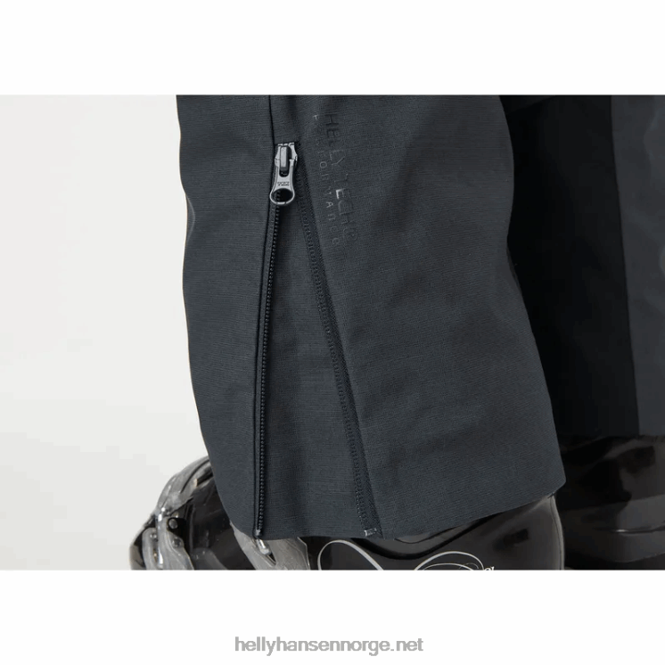 kvinners powderqueen bib skibukser Helly-Hansen F6TJ01855 blå tåke