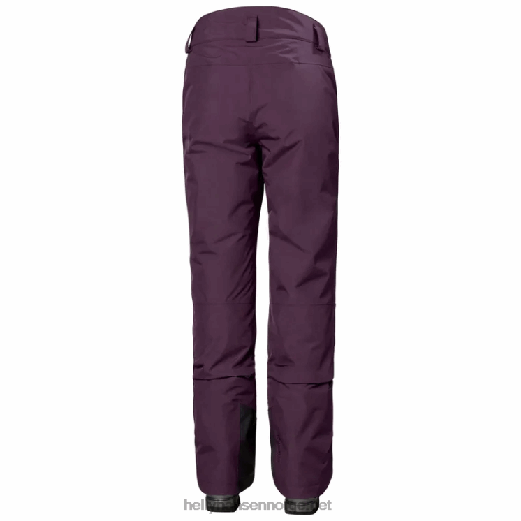 kvinners powderqueen bib skibukser Helly-Hansen F6TJ01856 skifer