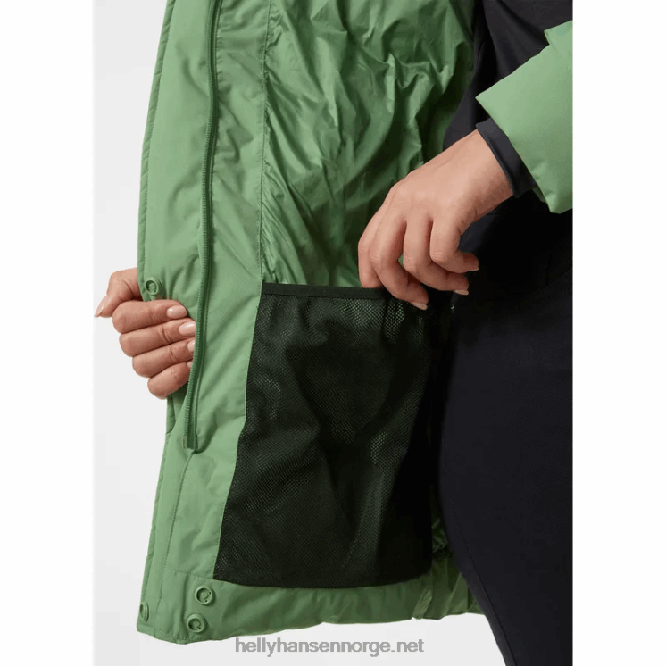 kvinner elsker puffy parka Helly-Hansen F6TJ01584 nimbus clou