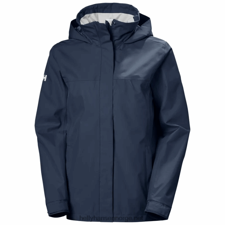 ridesykkeljakke for kvinner Helly-Hansen F6TJ02792 nimbus clou svart