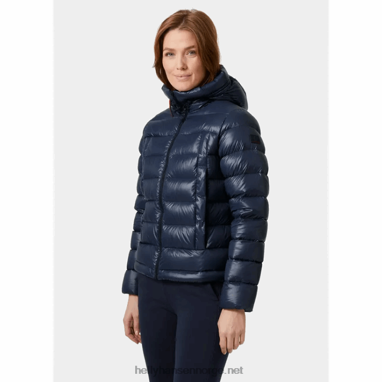 kvinners urbane profesjonelle dunfrakk Helly-Hansen F6TJ01609 svart